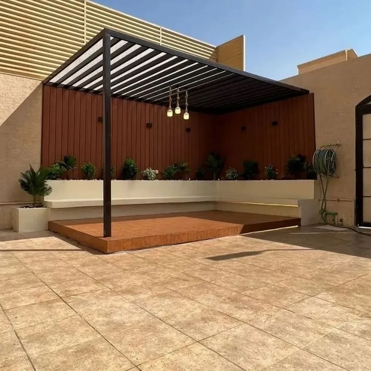 تركيب برجولات حدائق وتنسيق ديكور