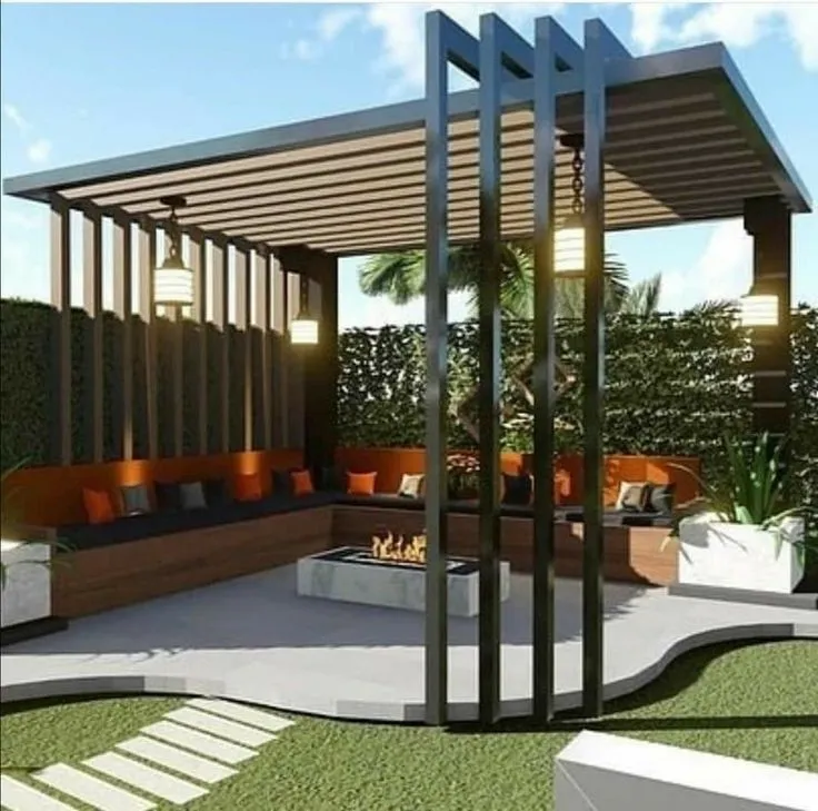 تركيب برجولات حدائق وتنسيق ديكور