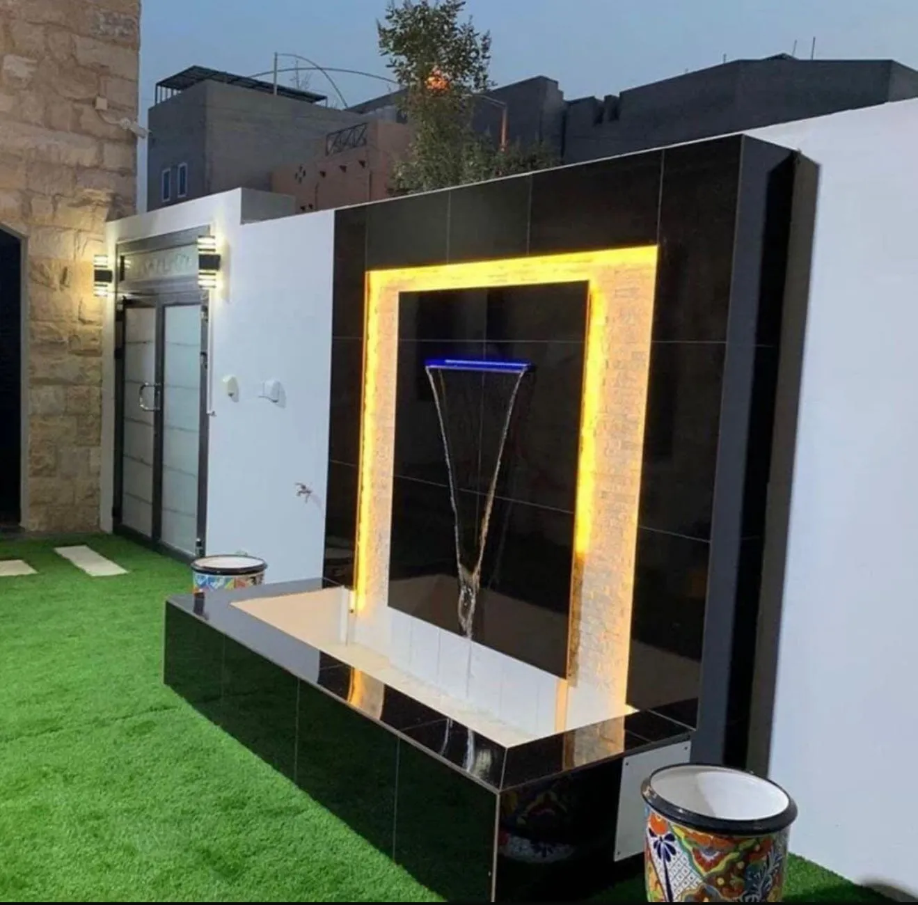 ديكورات الرياض لتنسيق حدائق احواش لفلل ومنازل بالرياض