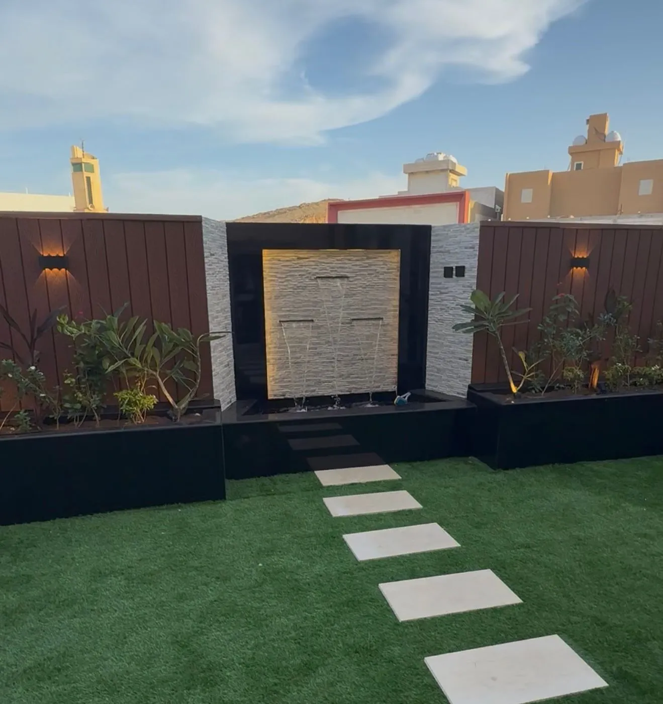 ديكورات الرياض لتنسيق حدائق احواش لفلل ومنازل بالرياض