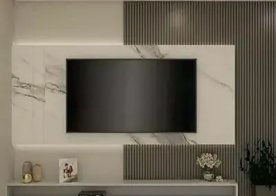 ديكورات شاشات خشبية بسيطة في حي دار البيضاء بالرياض 