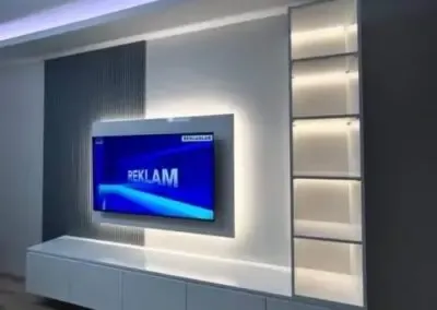 ديكورات شاشات خشبية بسيطة في حي دار البيضاء بالرياض 